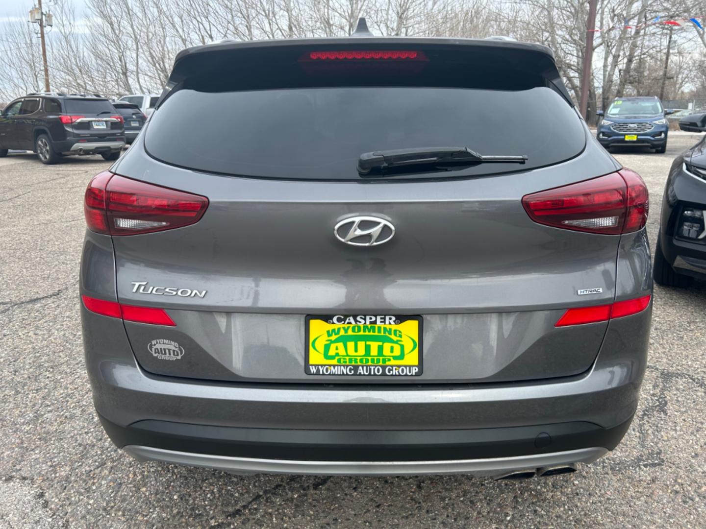 2020 Dark Gray /Black Hyundai Tucson SEL (KM8J3CAL4LU) with an 2.4L engine, Automatic transmission, located at 3030 CY Ave, Casper, WY, 82604, (307) 265-3830, 42.827816, -106.357483 - Photo#4